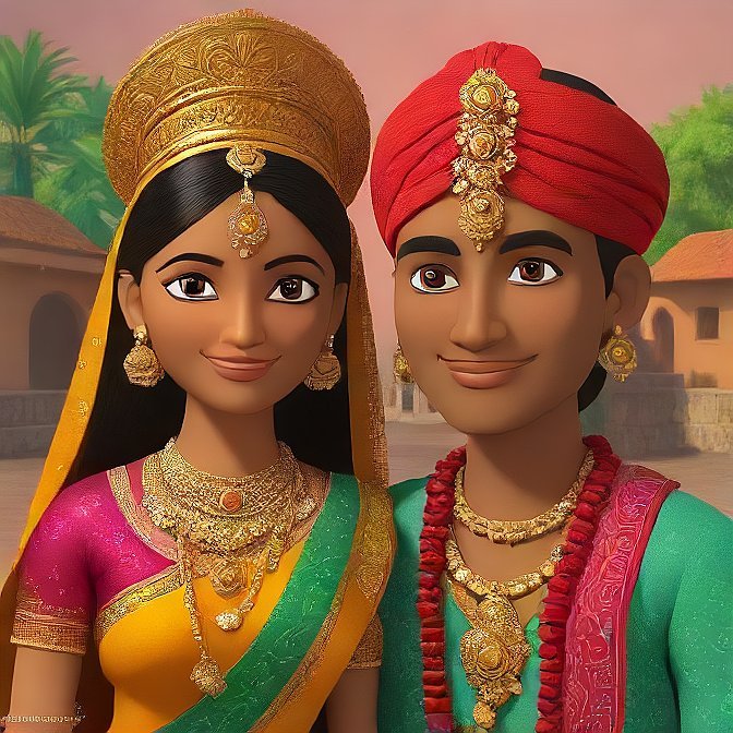 3D cartoon character art